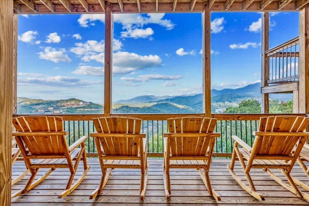 גטלינבורג Mansion In The Sky Cabin מראה חיצוני תמונה