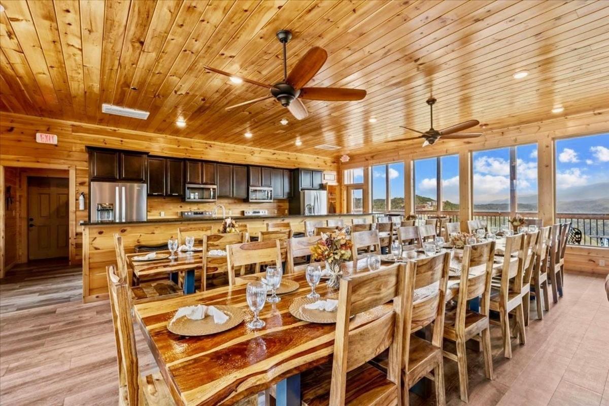גטלינבורג Mansion In The Sky Cabin מראה חיצוני תמונה